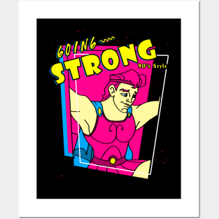 Strong 90's style! Posters and Art